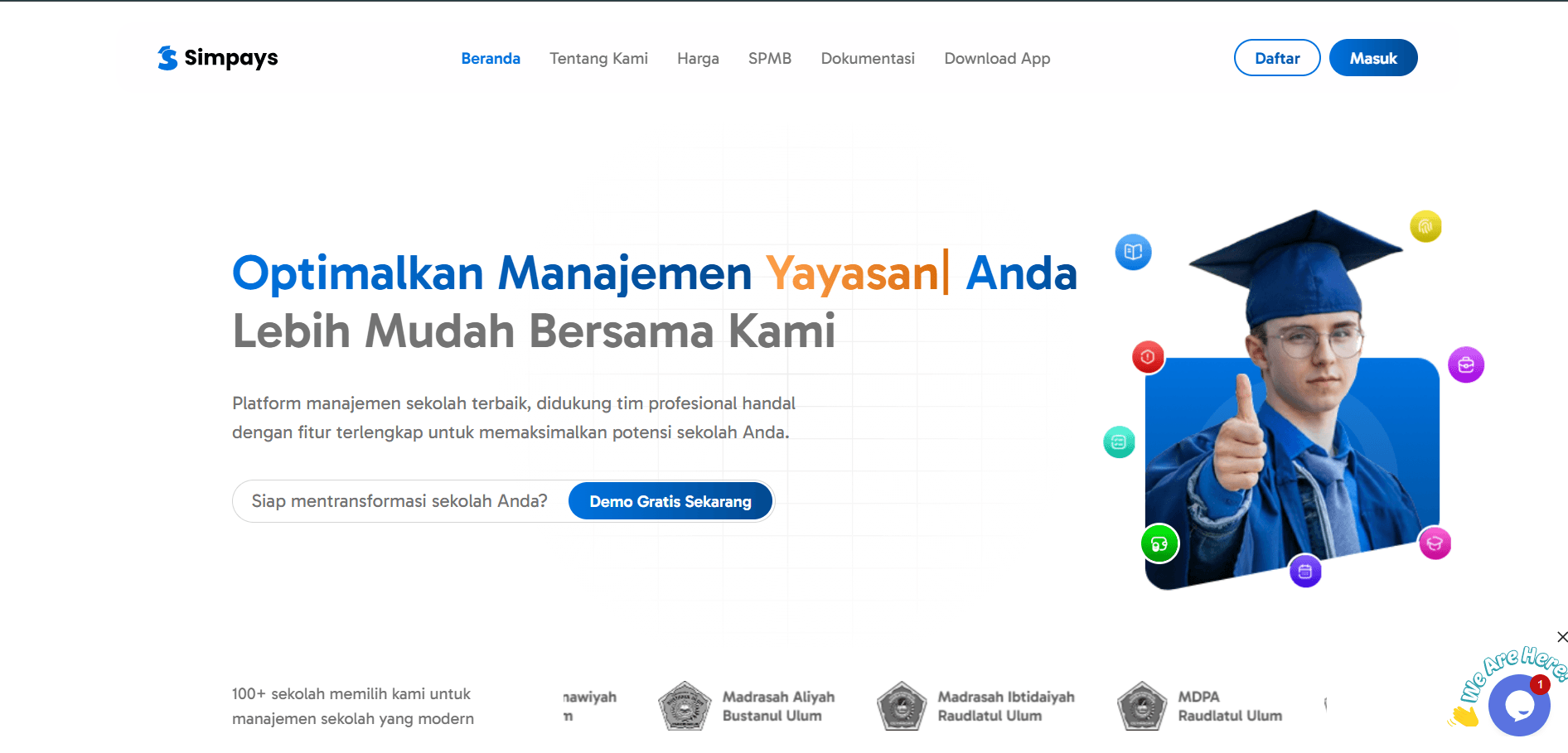 Simpays Landing Page